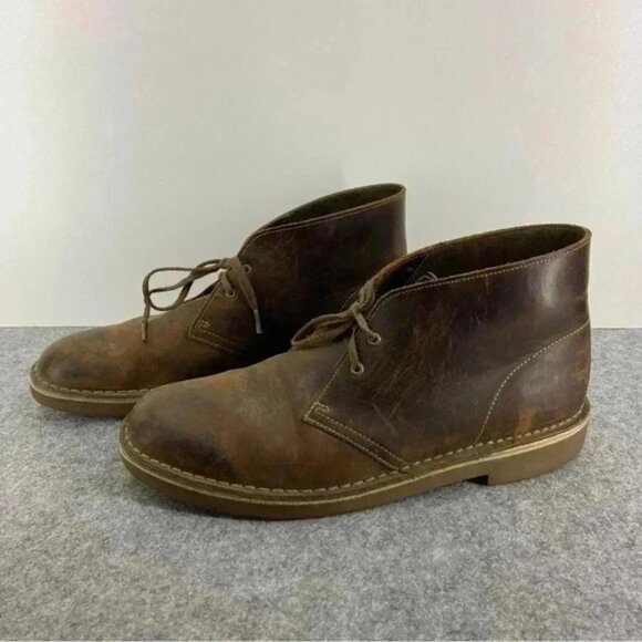 Clarks Original Desert Boot - Leather Lace Up Chuck Shoes Ankle Boot Men’s 10.5 - Picture 1 of 14